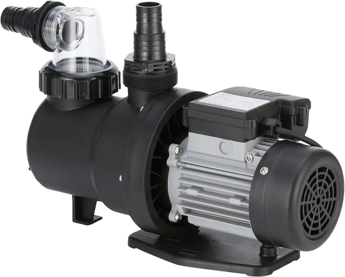 Pompa Filtro Piscina 450W, 8.5m³/h, per Piscine Fino a 50m³, Filtro 400mm, Eco-Design