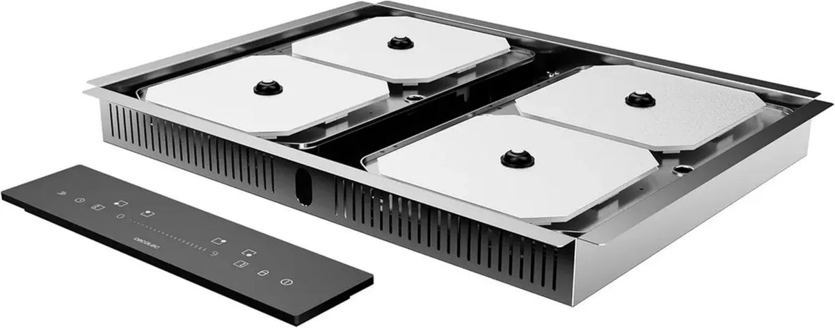 Cecotec Placca Induzione Invisibile 60cm - Bolero Squad I 4300 con Tecnologia FullFlex, 7200W, Resistenza Fino a 400º, 9 Livelli, Timer e Sicurezza