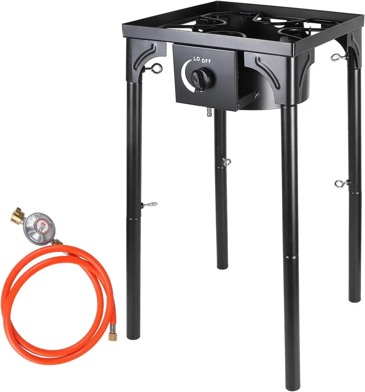 Fornello a Gas da Esterno 10kW in Ghisa con Bruciatore Regolabile