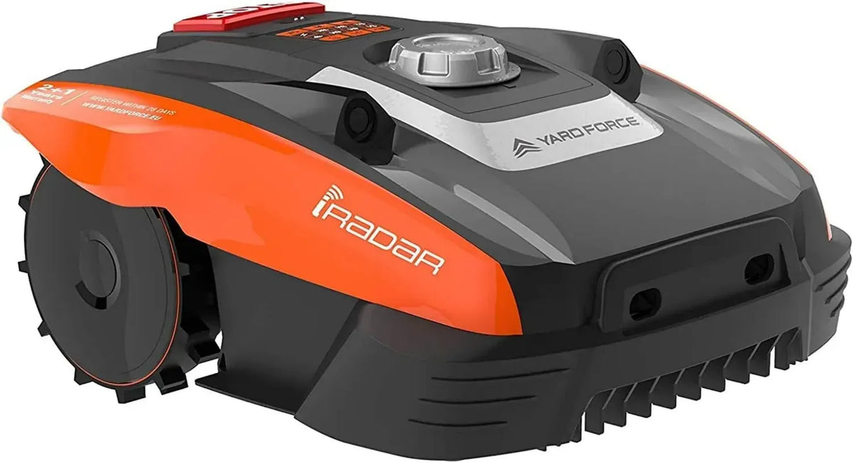 Robot Tagliaerba Yard Force Compact 300RBS con Tecnologia iRadar Ultrasuoni per Prati fino a 300 mq