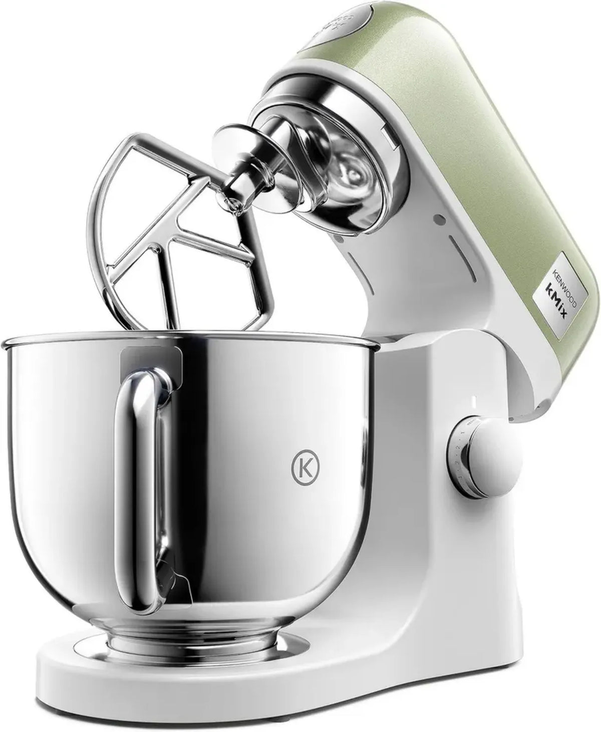 Kenwood Impastatrice Planetaria KMIX 5L Acciaio, 1000W, Compatibile con 20+ Accessori, Verde