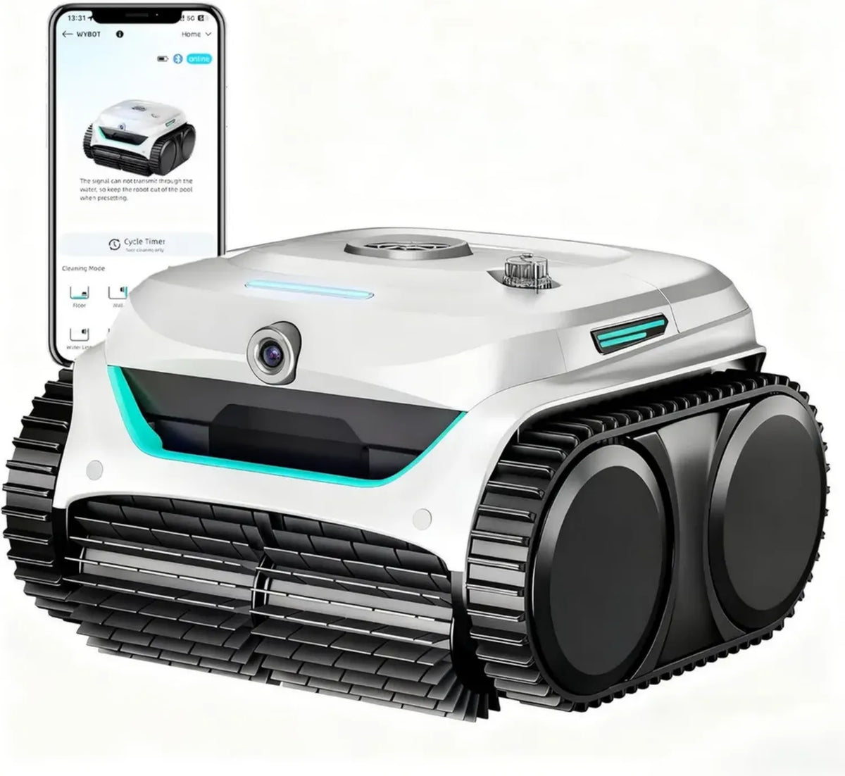 Robot per Piscina Intelligente C2 Vision-A con Telecamera AI e Aspirazione Potente
