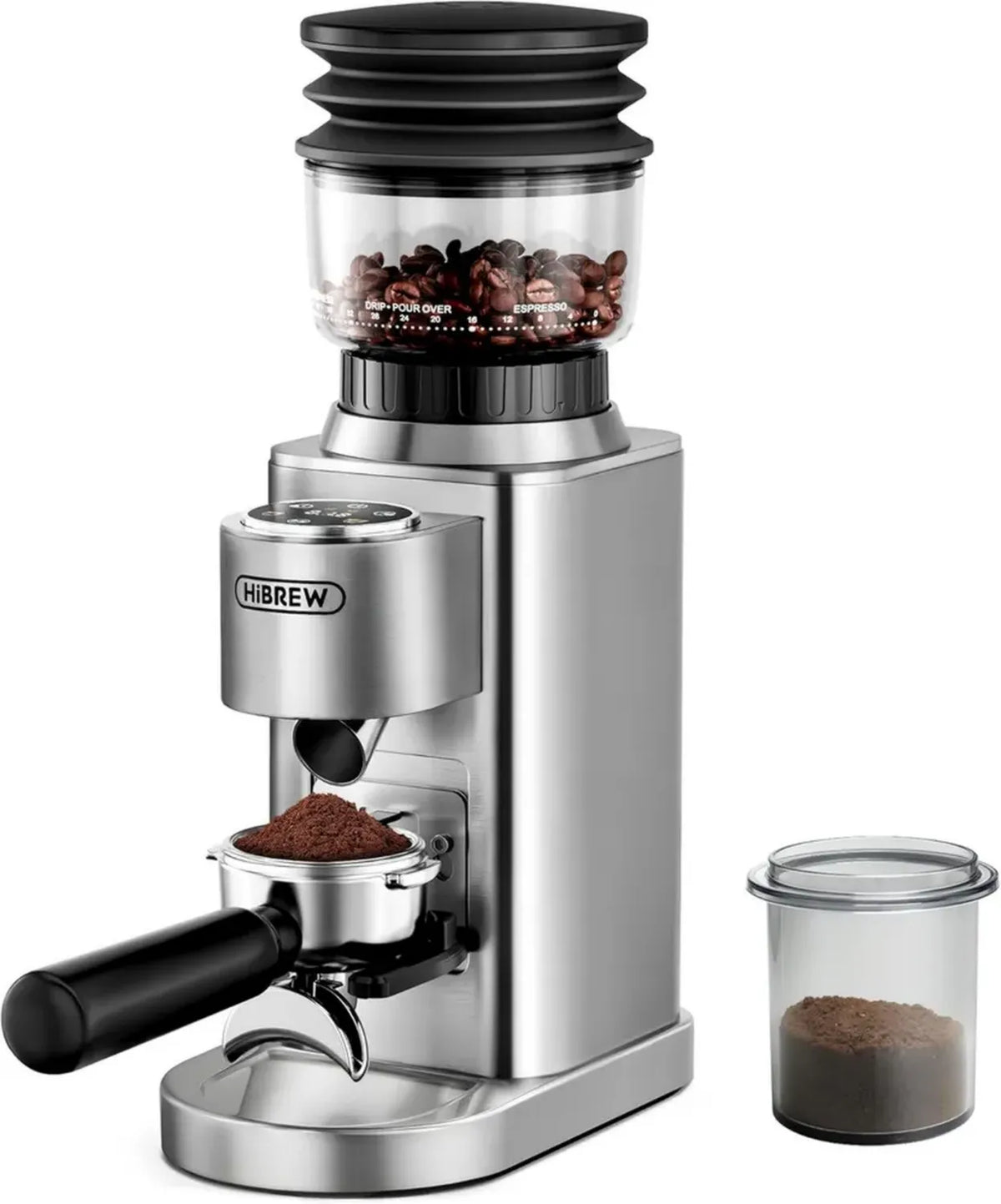 Macinacaffè Elettrico HIBREW G7-48 con Controllo di Precisione e Funzione Antistatica