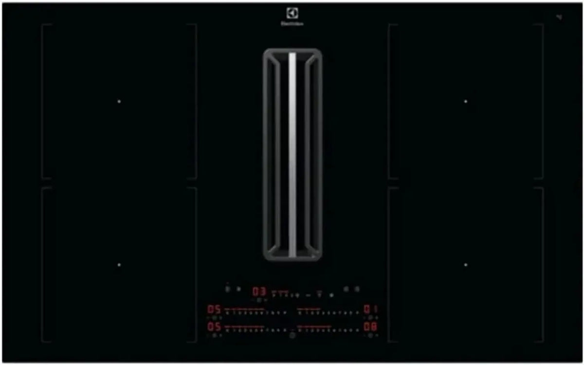 Electrolux Piano Induzione con Aspirazione Integrata KCC84453CK