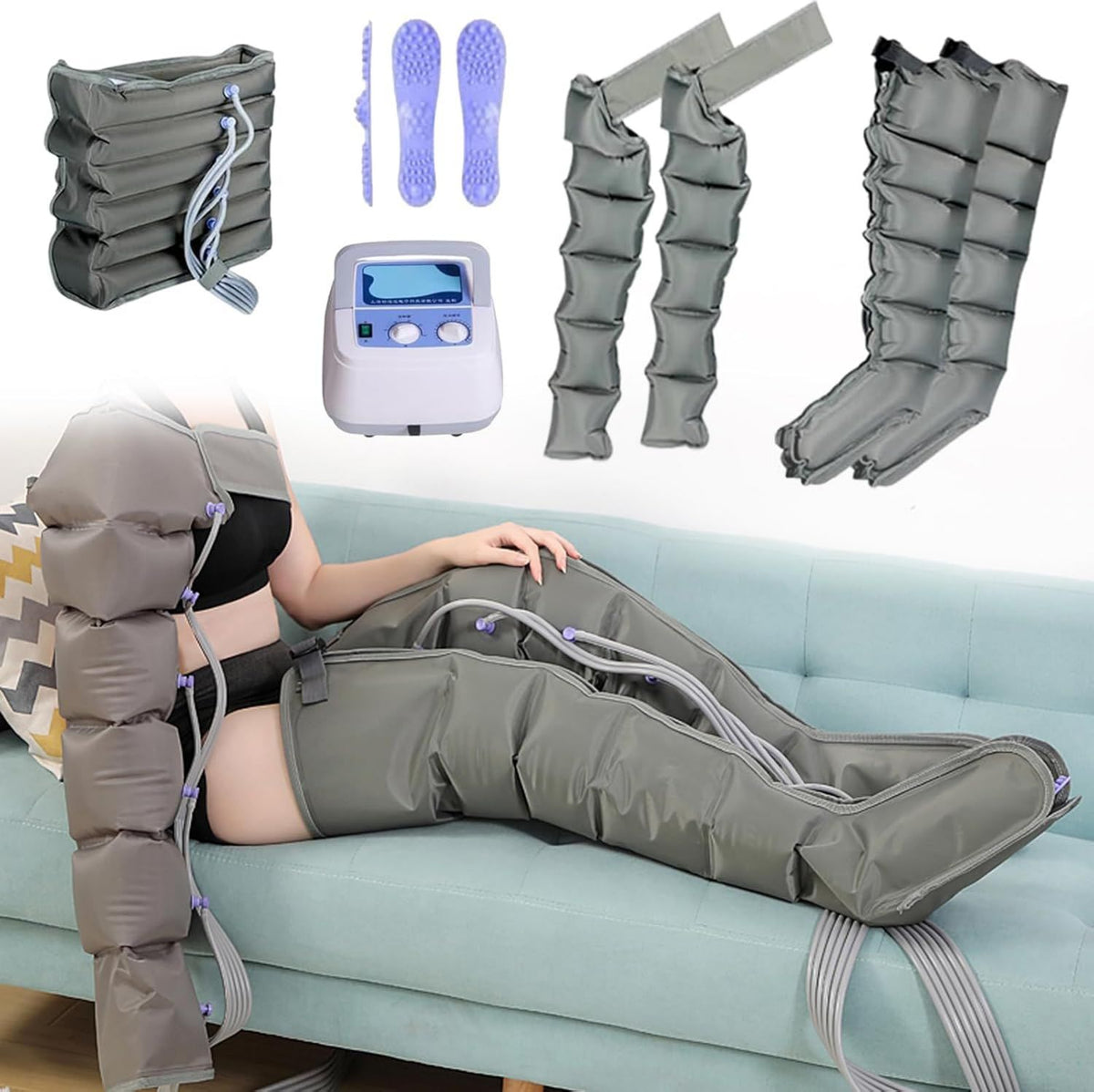 Stivali per pressoterapia – massaggio a compressione d'aria