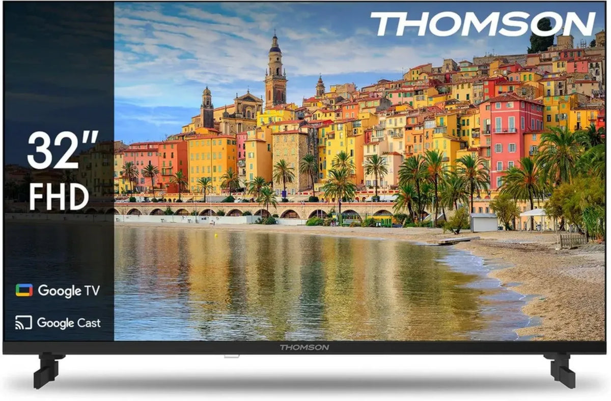 Thomson 32' TV Full HD con Google Smart, Wi-Fi, HDR10 e Audio Dolby